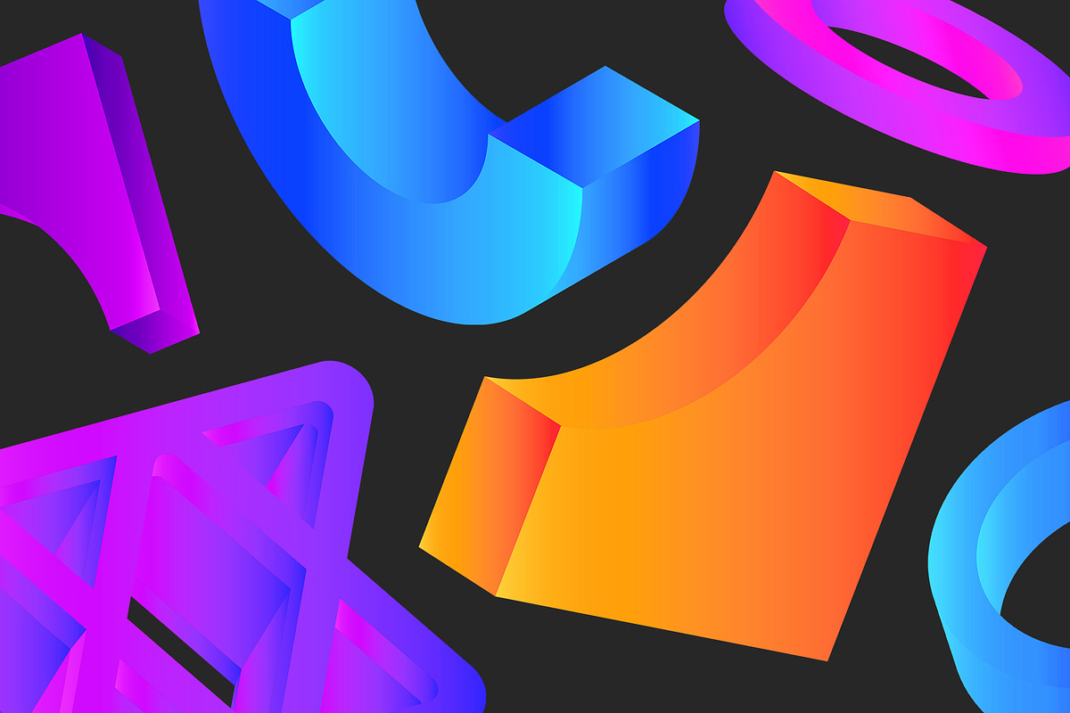 200 Geometry 3D PNG Shapes, an Object Graphic by Graphicdome (Photo 10 of 12)