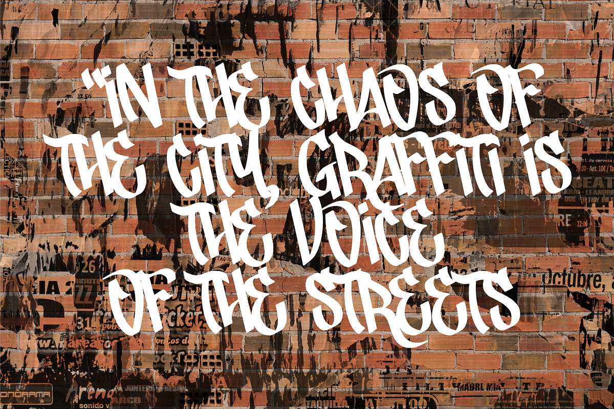 Blazone – Graffiti Font, a Handwritten Font by MJB Letters (Photo 9 of 10)