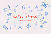 Handwritten Font + Hand Drawn Icons, a Handwritten Font by Laras Wonderland (Thumbnail 1 of 9)