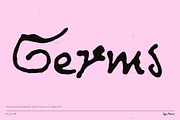 Blush TM – Messy Dynamic Script, a Handwritten Font by Type Mania (Thumbnail 5 of 12)