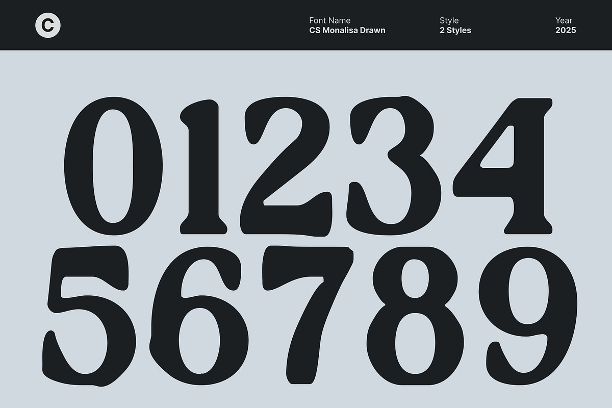 CS Monalisa Drawn, a Serif Font by Craft Supply Co. (Photo 6 of 8)