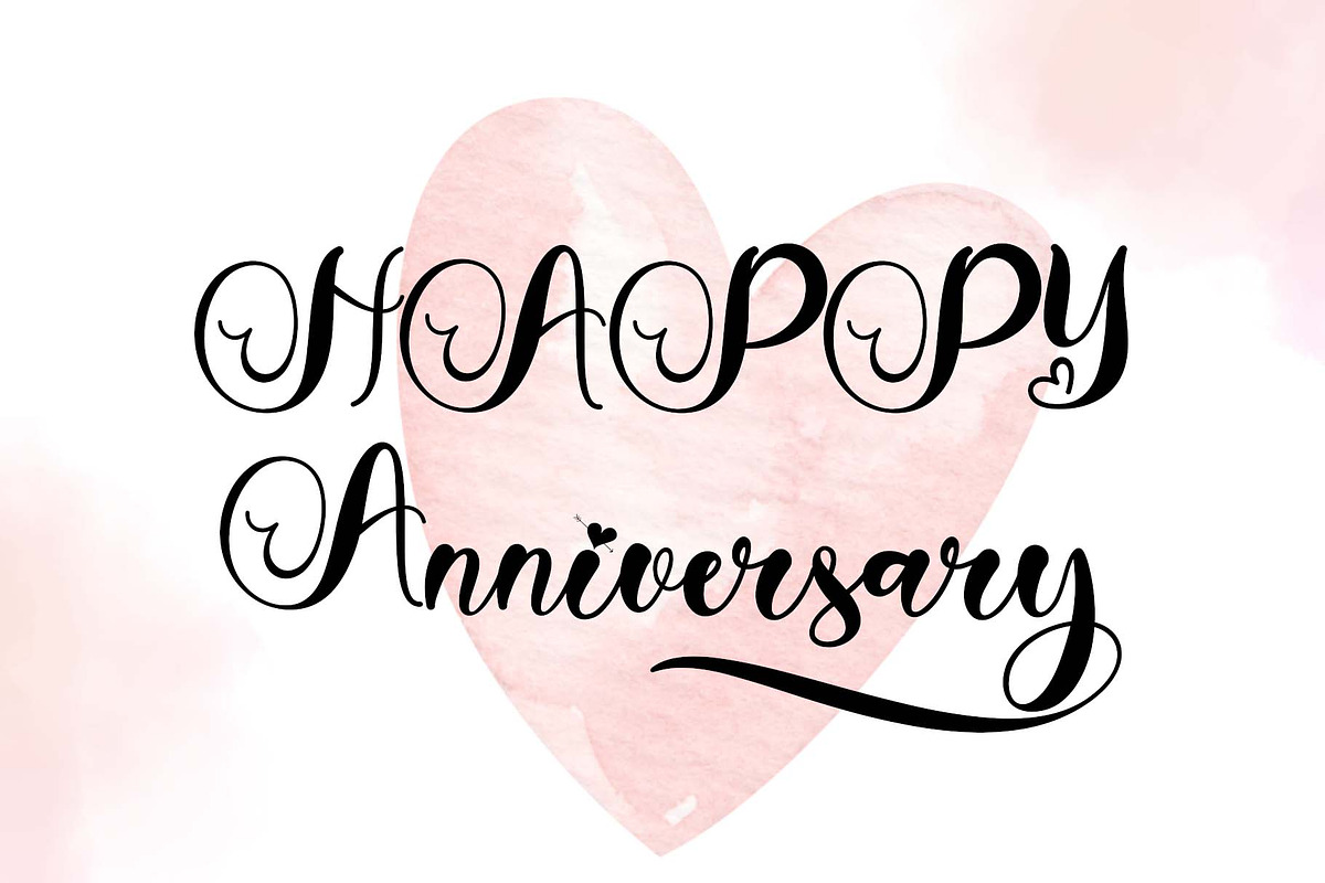 Katarina Valentine, a Handwritten Font by Yoga Letter (Photo 4 of 9)