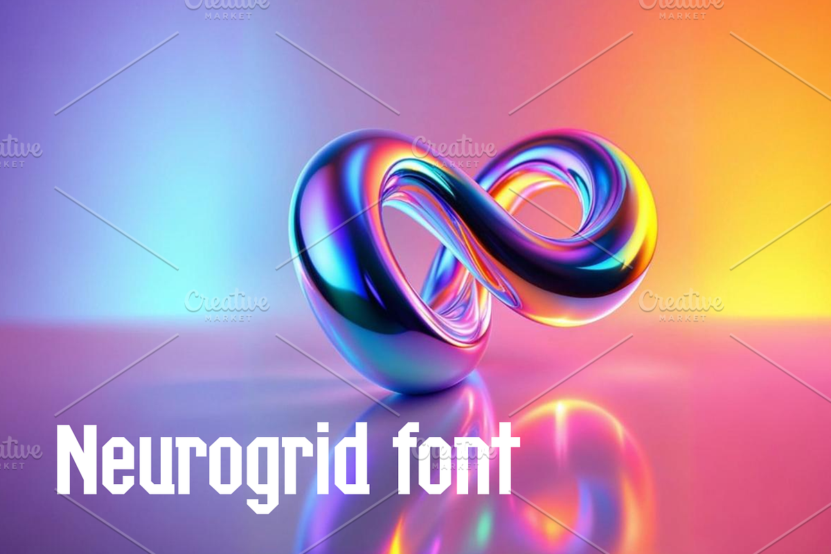 Neurogrid font-DemiBold-077-25, a Font by canve (Photo 1 of 2)
