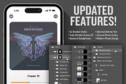 Audiobook Mockup PSD Template, an iPhone Mockup by Jeff Finley (Thumbnail 2 of 4)