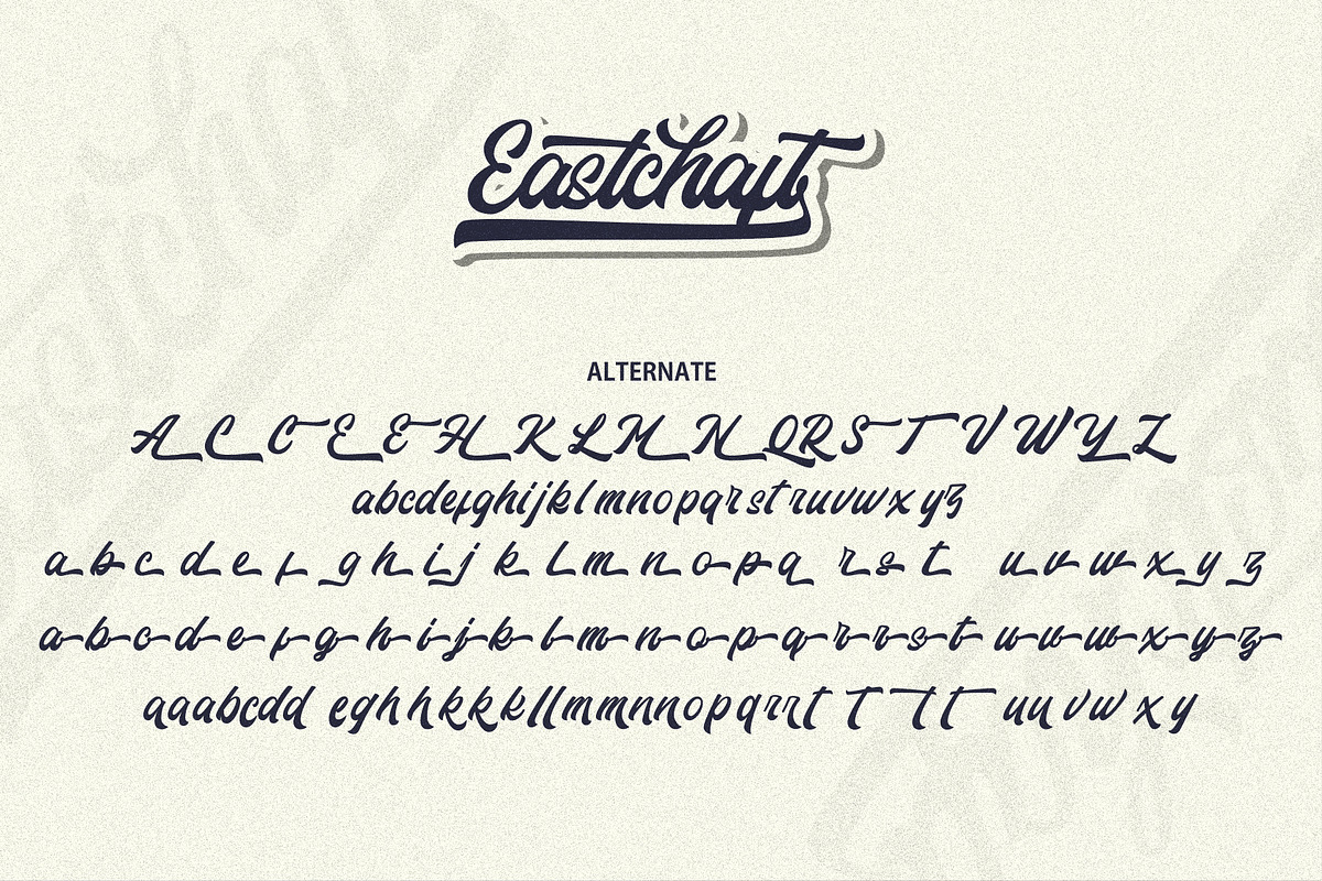 Eastchaft - Script Font, a Script Font by Inspiratype (Photo 12 of 16)