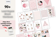 Blush Pink ebook template, workbook, a Books & Magazine Mockup by Millennials Marketing (Thumbnail 1 of 9)