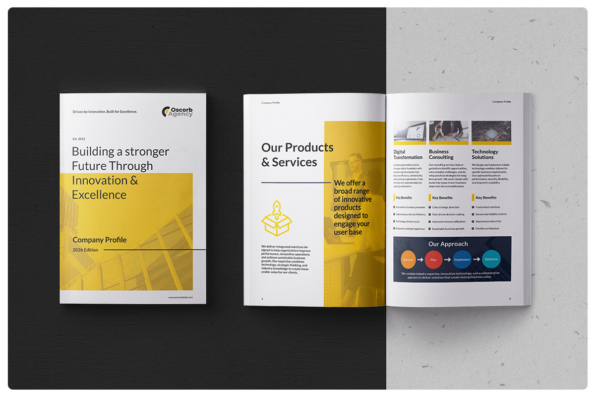 Company Profile, a Brochure Template by StudioGraficso (Photo 2 of 11)