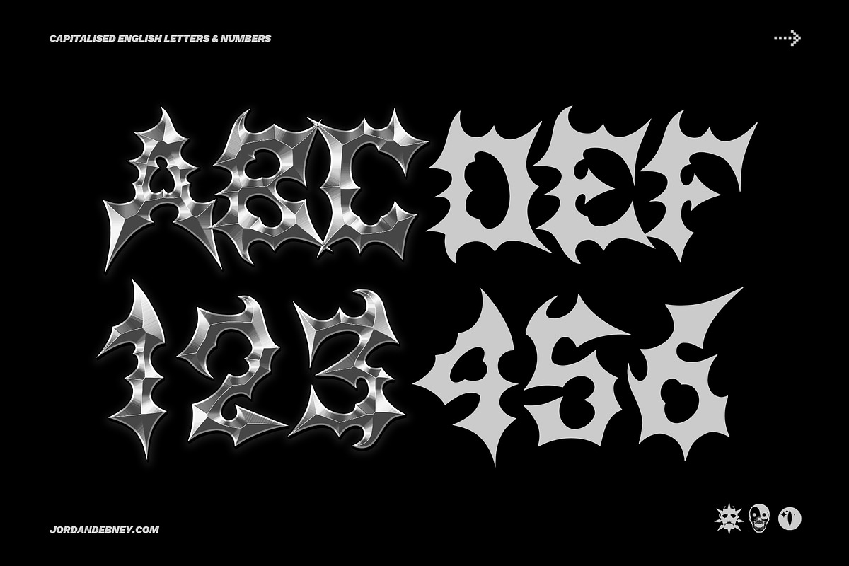 ANTAGONIST Font, a Blackletter Font by Jordan Debney Art (Photo 5 of 5)