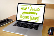 In Situ Desktop Website Mockup Two, a Mac Mockup by PitchStock (Thumbnail 1 of 3)