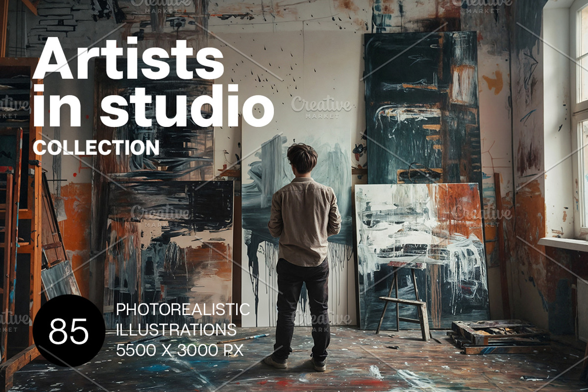 85 Artists in studio, an Arts & Entertainment Photo by Handmadefont (Photo 1 of 88)