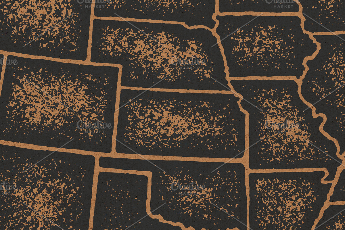 United States Map - AI & PSD, a Texture Illustration by Skylars Art Supplies (Photo 8 of 9)