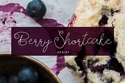 Berry Shortcake Font, a Script Font by Creativeqube Design