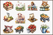 Farmer Life Sublimation Clipart, an Illustration by Sublimation Artist (Thumbnail 3 of 6)