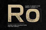 Broadwell Distressed Font, a Sans Serif Font by Parker Creative (Thumbnail 2 of 6)