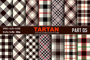 Seamless  Tartan Pattern Part -05