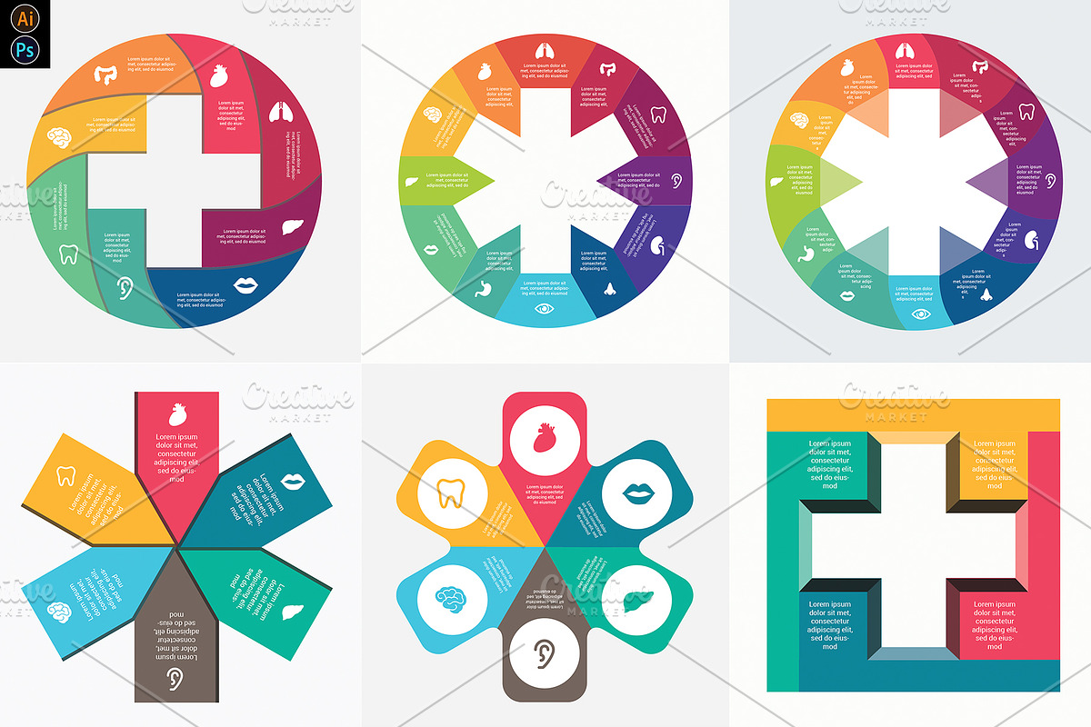 Medical Vector Infographics, an Education Illustration by SlideOne ...