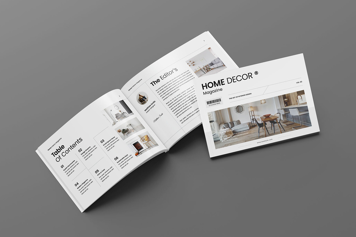 Interior Design Magazine Template, a Magazine Template by Seeing-art (Photo 2 of 10)
