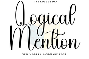 Logical Mention, a Script Font by InermediaSTUDIO (Thumbnail 1 of 8)