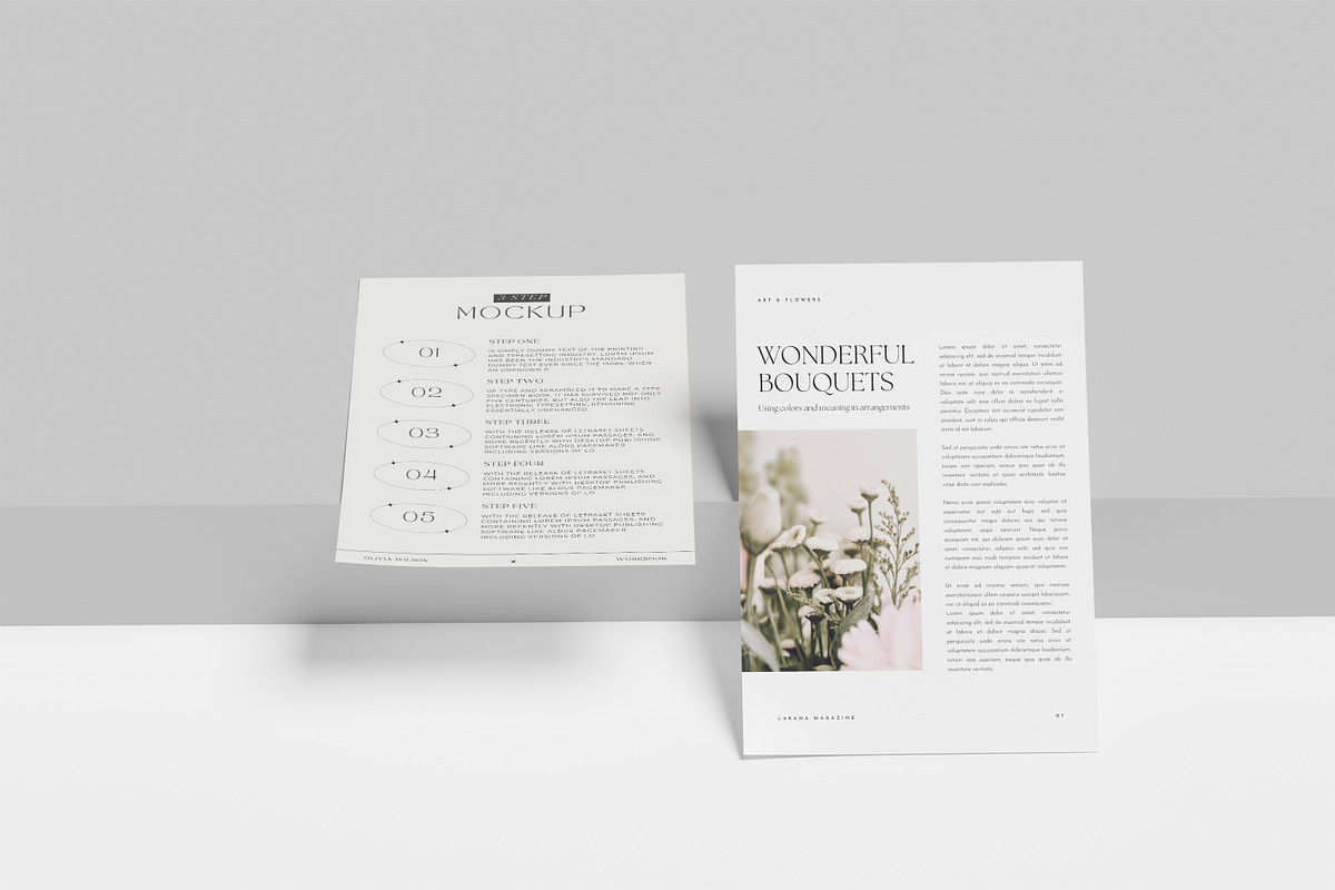 A4 brochure, a Brochure Template by kebunmockup (Photo 5 of 5)