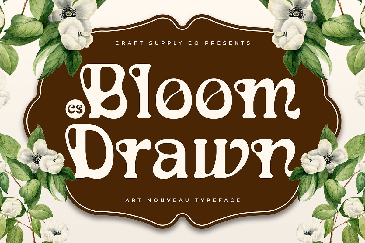 CS Bloom Drawn, a Serif Font by Craft Supply Co. (Photo 1 of 8)
