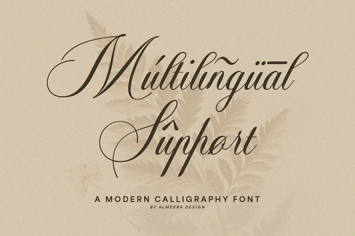Soralize - A Modern Calligraphy Font, a Script Font by Almeera Std (Photo 6 of 10)