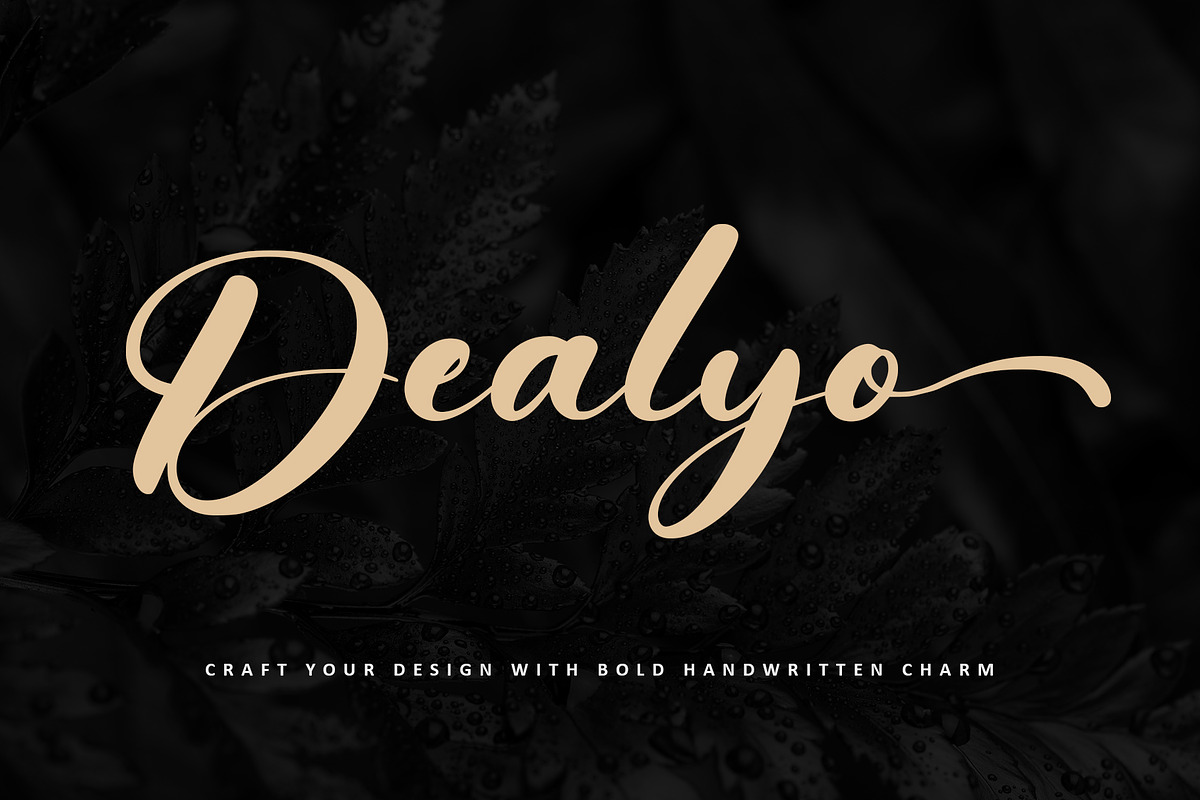 Dealyo, a Handwritten Font by Letterara (Photo 1 of 14)