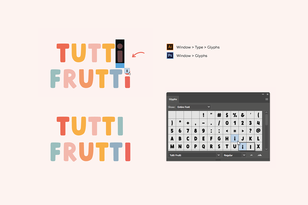 Tutti Frutti | Playful font, a Serif Font by AngelinaKovel (Photo 13 of 14)