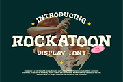 ROCKATOON - Playful Display Font, a Font by Vroz Studio (Thumbnail 1 of 6)