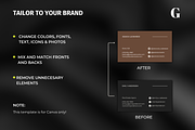 Real Estate Business Cards Canva, a Business Card Template by Meraki Templates (Thumbnail 4 of 9)