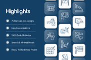 Household Chores Animated Icons, an Outline Icon by Prosymbols (Thumbnail 2 of 4)