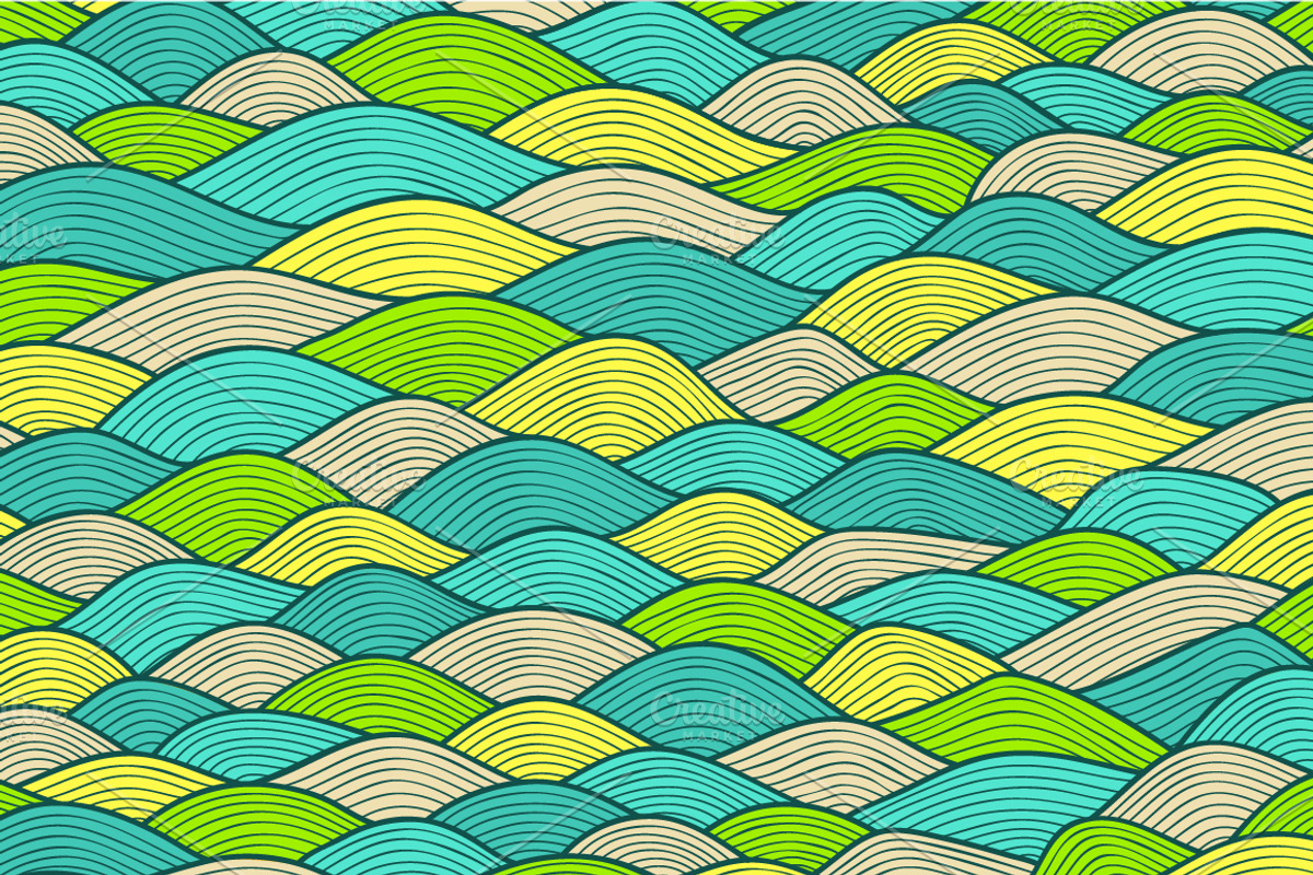 Waves pattern set 4 preview 4