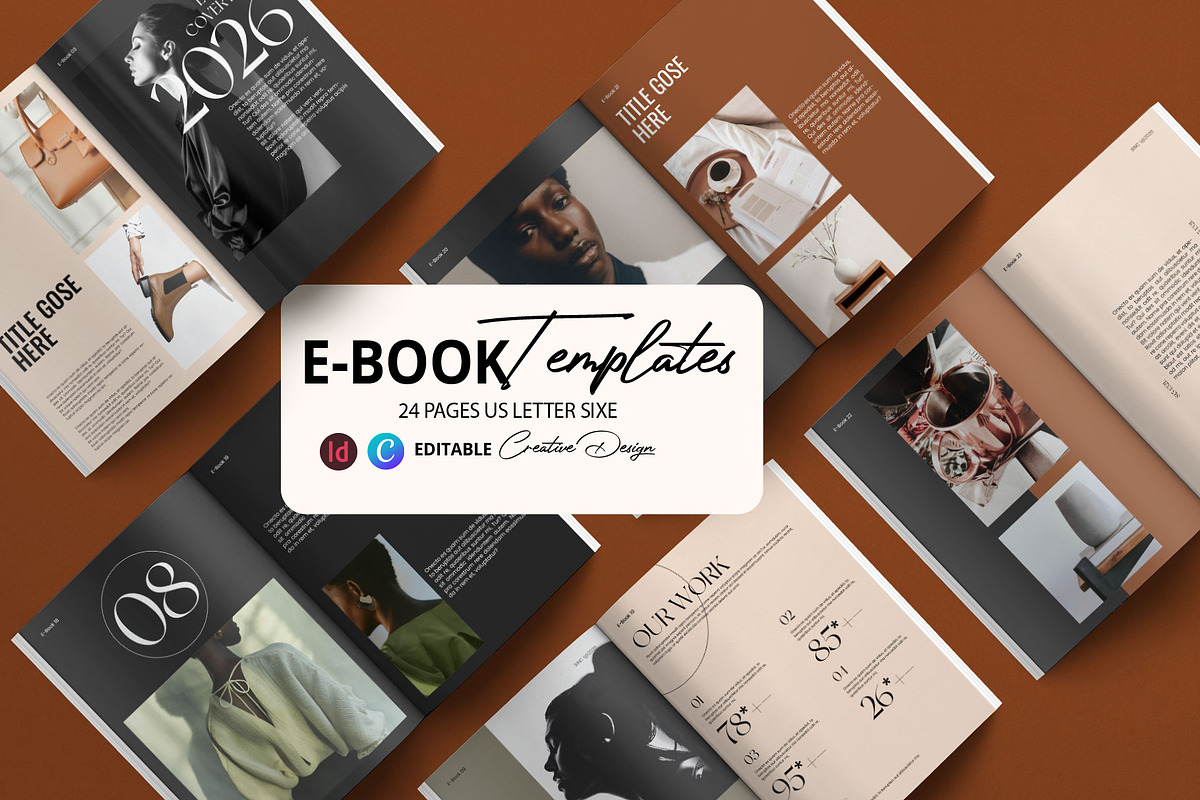 E-Book Magazine Template, a Magazine Template by Aura Agency (Photo 1 of 8)