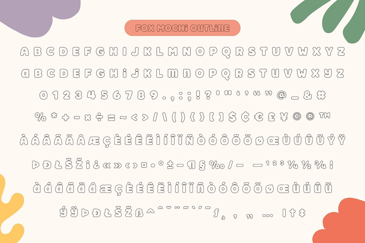 Fox Mochi: 4 Font Style, a Handwritten Font by Fox7 By Rattana (Photo 11 of 13)
