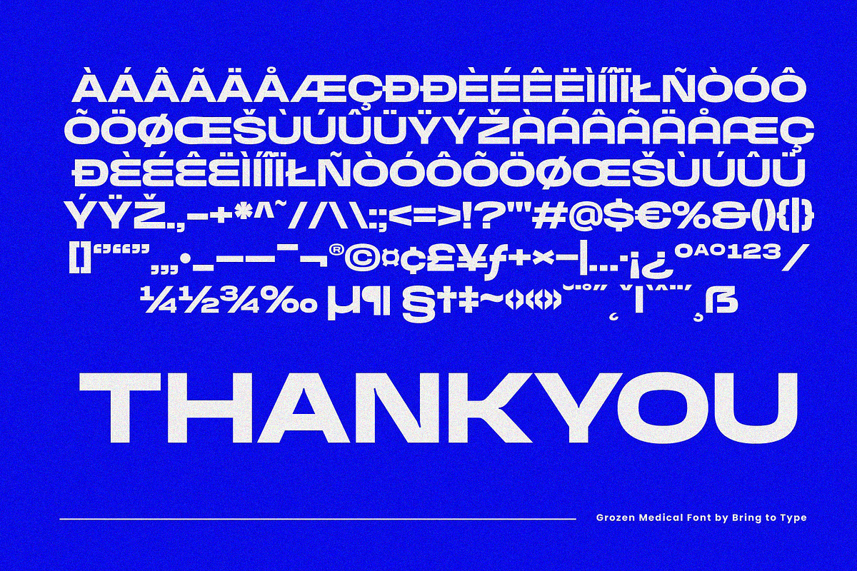 GROZEN MEDICAL - Extended Grotesk, a Sans Serif Font by Bring To Type (Photo 11 of 11)