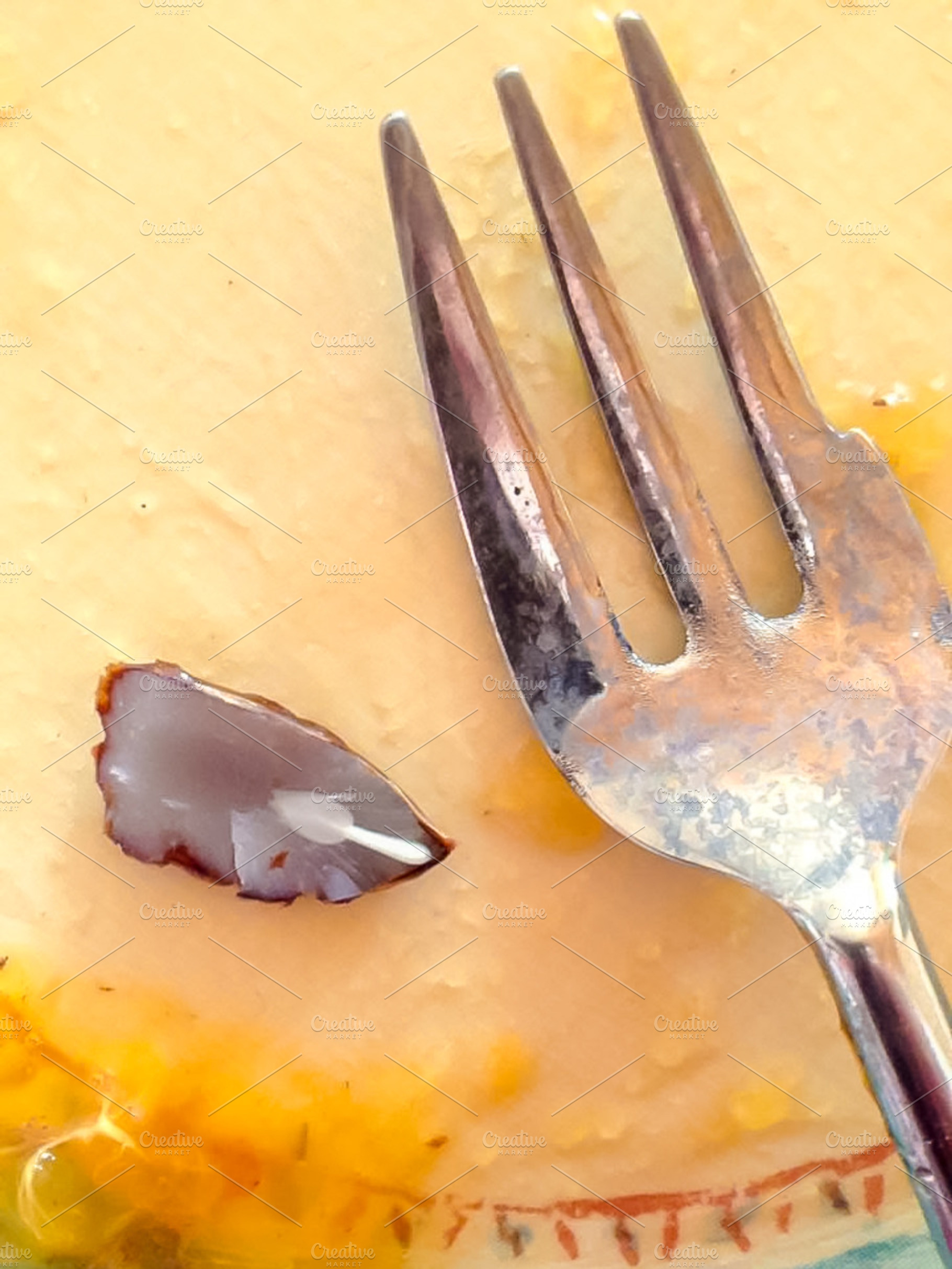 Spoon shape inside a persimmon seed, a Food & Drink Photo by KYNA STUDIO