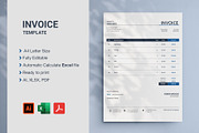 Minimal Invoice Template, a Product Mockup by Ree_Creative (Thumbnail 1 of 2)