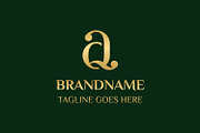 Letters AQ Monogram Luxury Logo, a Branding & Logo Template by Pray Art Design Studio (Thumbnail 1 of 2)
