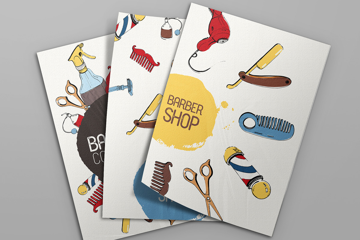Barbershop design production, a Work Illustration by Good Studio (Photo 7 of 7)