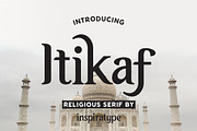 Itikaf - Religious Serif, a Serif Font by Inspiratype (Thumbnail 1 of 10)