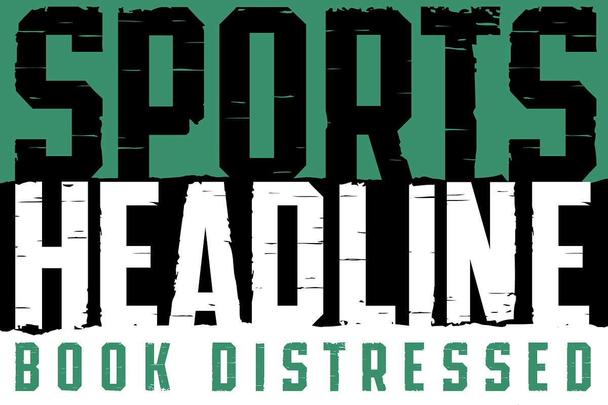 SPORTS HEADLINE FONT BUNDLE, a Sans Serif Font by Alphabet Agency (Photo 9 of 11)