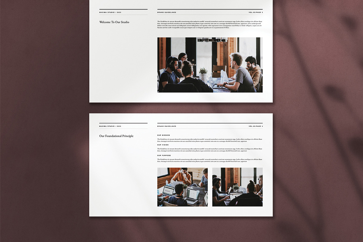 Minimal Brand Guidelines, a Presentation Template by Occy Design (Photo 3 of 9)