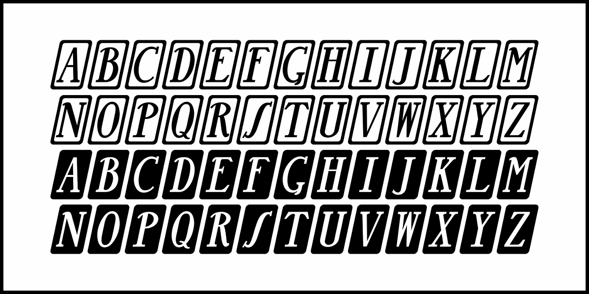 Keyden Drop Caps JNL, a Font by Jeff Levine Fonts (Photo 5 of 5)