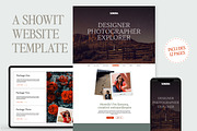 Showit Website Template - Sonora, a Websites & App Template by Amanda Pena Design (Thumbnail 1 of 6)