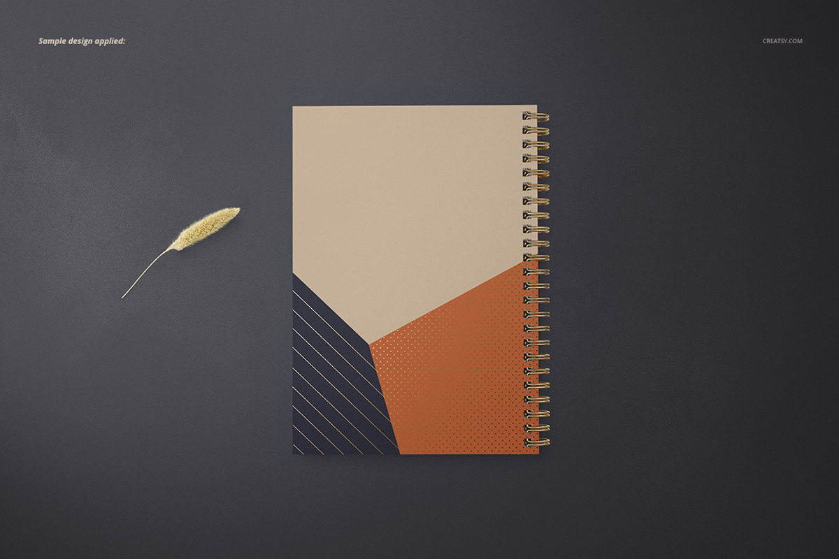 A5 Spiral Notebook Mockup Set, a Stationery Template by creatsy5 (Photo 7 of 12)