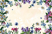 Watercolor flowers set, an Illustration by My art shop (Thumbnail 2 of 4)