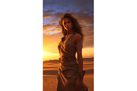 woman in desert, a Beauty & Fashion Photo by Neirfy