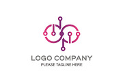 20 Logo Connecting Templates Bundle, a Branding & Logo Template by Friendesigns (Thumbnail 15 of 21)
