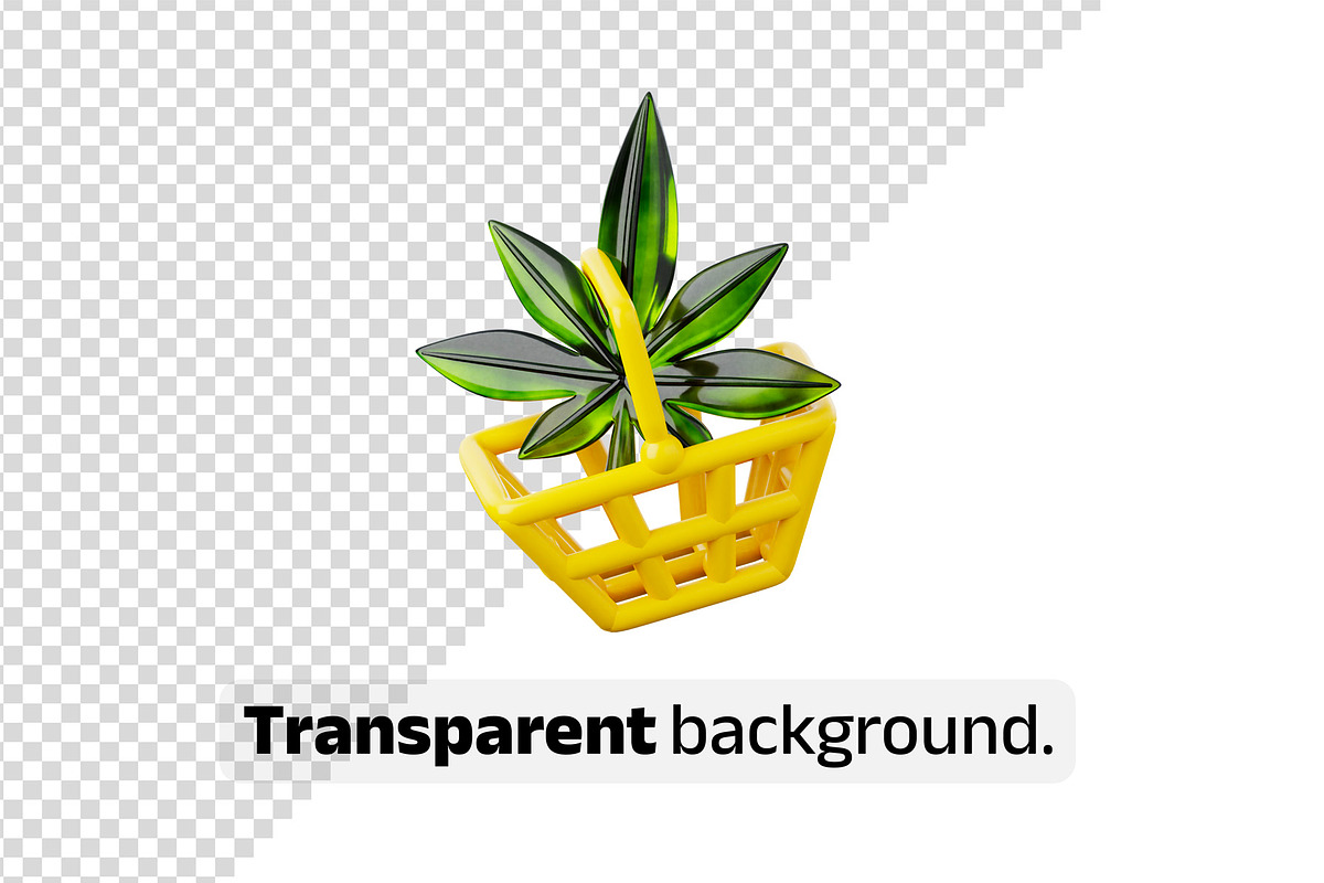 Have a good trip! - 50 weed 3D icons, an Outline Icon by Dmitriylo (Photo 4 of 6)