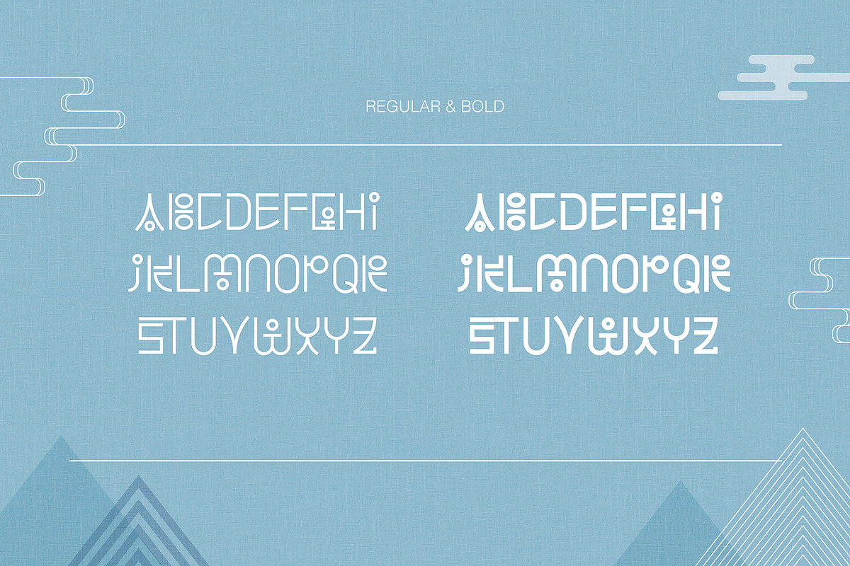 Bomsan – korean style font, a Sans Serif Font by My May Day (Photo 3 of 11)