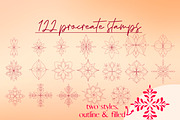 120+ Procreate fine line ornaments, a Brush Add-On by laura.design (Thumbnail 4 of 5)
